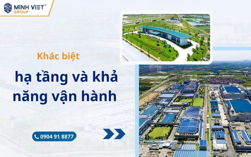 Khác biệt về hạ tầng và khả năng vận hành khi thuê kho trong KCN